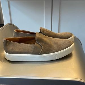Vince taupe suede slip on sneaker . 8